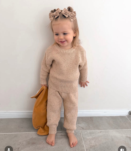 Speckled Knit Set