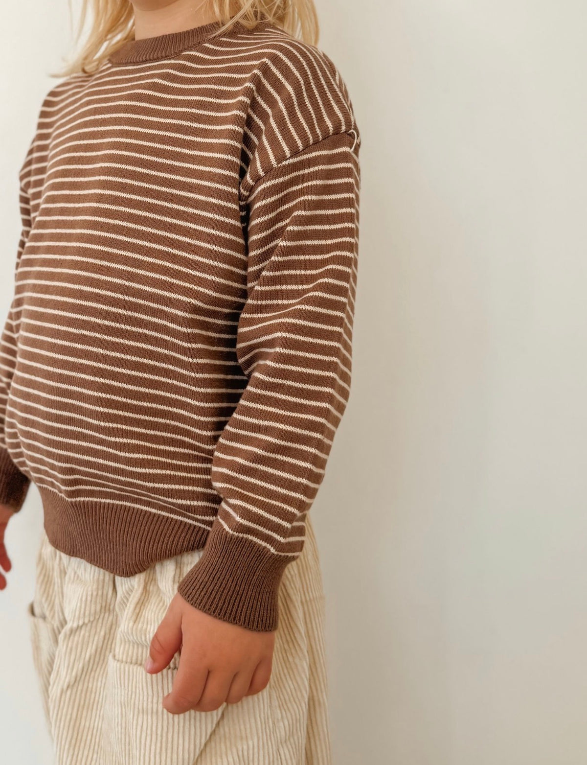 Chocolate lightweight sweater