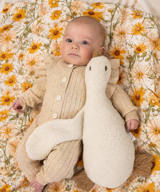Beige Speckle Knit Romper 🤎